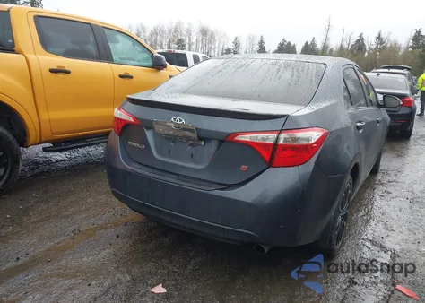2016 Toyota Corolla S Plus z USA, uszkodzony, nr VIN 2T1BURHE2GC701866